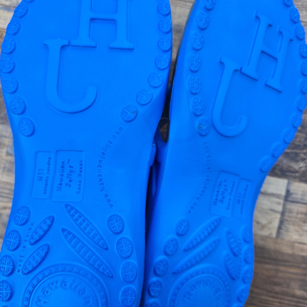 Men's Summer Blue Flip Flop Sandals Size 11 - Picture 5 of 5